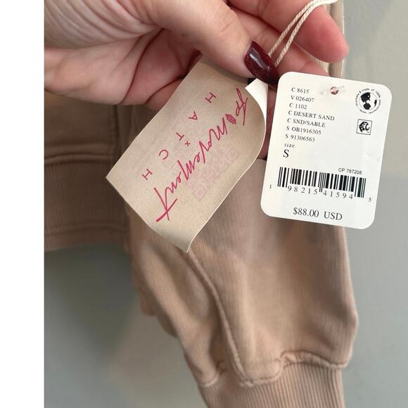 NWT Free People Movement x Hatch Intercept Maternity Pullover Desert Sand Small - Picture 7 of 9